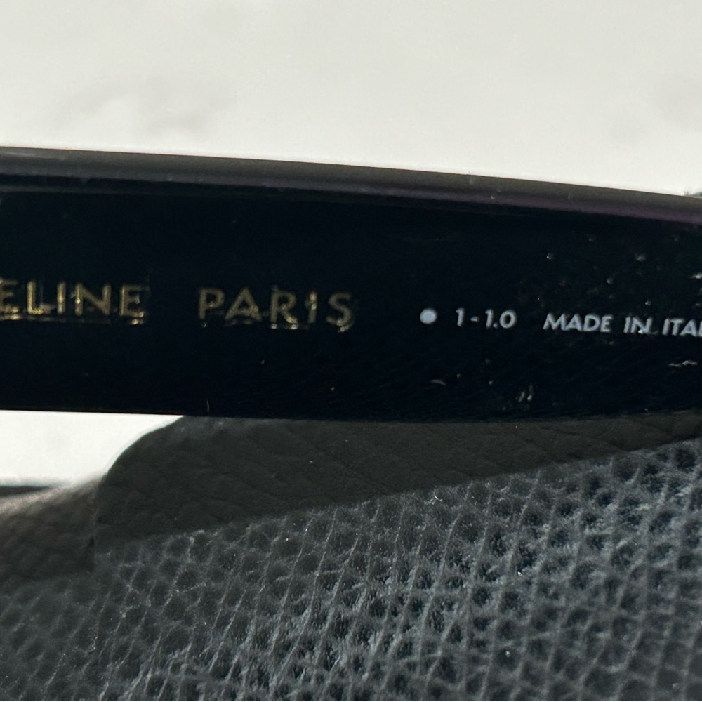CELINE BOLD 3 DOTS CL40092I Black on Black - Picture 6 of 7